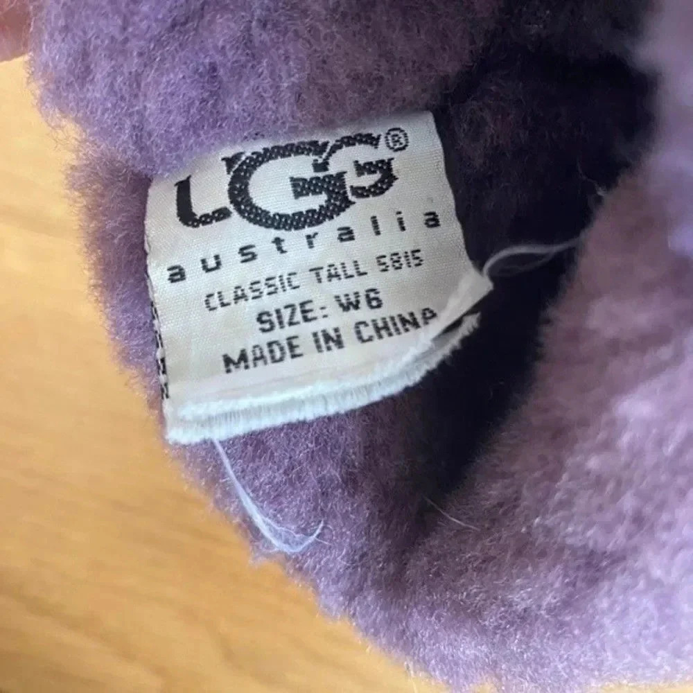 Ugg Tall Purple Winter Boots - Picture 9 of 13